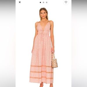 Tularosa Draya Maxi Dress in Peach Whip